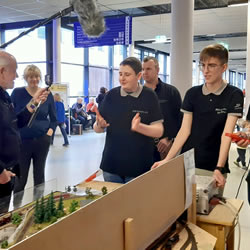 Unsere Jugendgruppe auf der Erlebnis Modellbahn Dresden