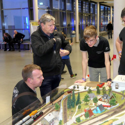 Unsere Jugendgruppe auf der Erlebnis Modellbahn Dresden