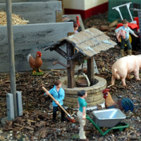 20. Modellbahnausstellung im Sächsisch-Böhmischen Bauernmarkt Röhrsdorf