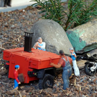 20. Modellbahnausstellung im Sächsisch-Böhmischen Bauernmarkt Röhrsdorf