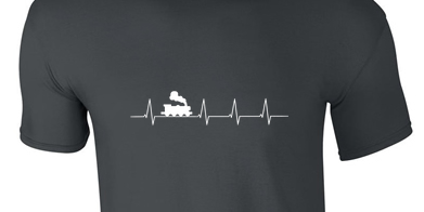 Herzschlag Eisenbahn Maenner T Shirt 19550 1